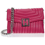 HUGO Women's Jodie Clutch-q Bag, Dark Pink658, 29 cm x 3 cm x 22.5 cm