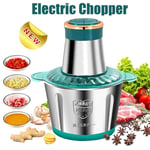 2L Electric Meat Grinder Mincer Mixer Home Blender Mini Food Chopper Processor