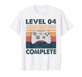 4th Wedding Anniversary 4 Year Him & Her Level 4 Complete T-Shirt