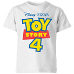 Toy Story 4 Logo Kids' T-Shirt - White - 3-4 ans