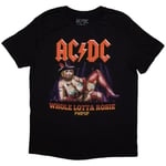 AC/DC Unisex Adult Whole Lotta London PWR-UP EU Tour 24 Back Print T-Shirt - XL