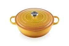 Le Creuset Signature La Marmite en Fonte, Ø 28 cm, Compatible tous feux et induction, Volume : 4,9 L, 4,93 kg, Nectar 21114286720430