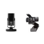 RØDE NT-USB Mini Versatile Studio-quality Condenser USB Microphone with Free Software & Logitech C920S HD Pro Webcam, Full HD 1080p/30fps Video Calling, Clear Stereo Audio