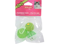 Zolux Cat Toys 3 Different Balls 4 Cm