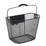 Panier Velo Metal Noir Clip Automatique 10L Loisir Voyage Sport Accessoire pour le Sport