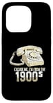 iPhone 15 Pro funny slogan rotary phone saying Case