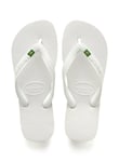 Havaianas HAVAIANAS Brasil Flip Flops White 37/38 male