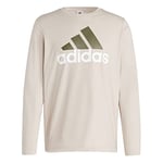 adidas Men's Essentials Long Sleeve T-Shirt, Wonder Taupe, S