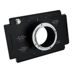 Fotodiox Pro Lens Mount Adapter Compatible with Hasselblad XCD-mount Cameras (such as X1D 50c and X1D II 50c) to Large Format 4x5 View Cameras with a Graflok Rear Standard - Shift/Stitch Adapter