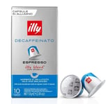 100 Coffee Capsules ILLY Decaffeinated Dek Compatible Machines NESPRESSO Deca