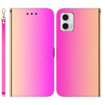 Mirror Motorola Moto G73 fodral - Rosa Rosa