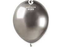 Gemar Silver Chrome Ballonger, Ab50, 13 Cm, 100 St.