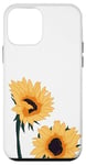 Coque pour iPhone 12 mini Jaune Tournesols Été Floral Dessin Animé Fleur