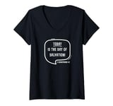 Womens TODAY is The Day of Salvation 2 Cor. 6:2 Evangelism Gospel V-Neck T-Shirt