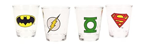 DC - Logo - Set de 4 verres à shot
