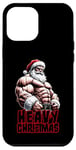 iPhone 12 Pro Max Heavy Christmas Cooler Santa Hat Muscles 02 Case