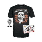 Funko Pop! & Tee: SW - Stormtrooper - Extra Large - (XL) - Star Wars - T-Shirt - Vêtements avec Une Figurine en Vinyle à Collectionner - Idée de Cadeau - Jouets et Top à Manches Courtes Les Hommes