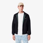 Lacoste Blouson Harrington twill déperlant Taille 56 - L/XL Bleu Marine