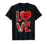 Love School Secretary Job Team Valentine Costume Leopard T-Shirt