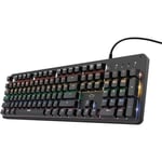 Clavier TRUST Gaming GXT 1863 Thaz Mécanique Filaire Outemu Rouge AZERTY Français