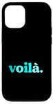 Coque pour iPhone 12/12 Pro Turquoise Voila! Graphique couleur turquoise