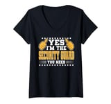 Womens Retro Profession I'm The Security Guard V-Neck T-Shirt