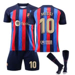 Barcelona Home Barn/Vuxen fotbollströja nr. 10 - Perfet Messi M(170-175cm)