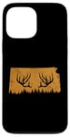 Coque pour iPhone 13 Pro Max Abri de jardin Chasseur d'élan en bois de cerf