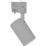 Megaman - Luminaire sur rail haute tension triphasé GU10 8 w led argent