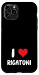 Coque pour iPhone 11 Pro I Love Rigatoni - Pâtes Cuisine Italienne Cook Chef Cooking