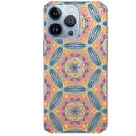 Coque Iphone 13 PRO MAX Mandala jaune transparente