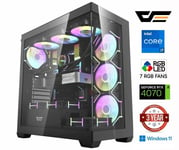 MULTI GAMING Core i7-13700F 32GB 256GB SSD NVME RTX 4070 Windows 11