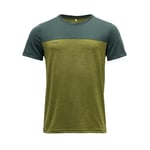 Devold Norang tee, t-skjorte i ull herre Woods/Green Melange GO 180 213 B 427B XL 2023