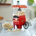 Fat-Free Hot Air Carnival Popcorn Maker Popper Machine Retro 30's Style Healthy