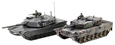 Hasegawa 30069 1/72 M1 Abrams & Leopard 2 Model kit, multicoloured