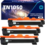 Lot De 3 Cartouches De Toner Compatibles Pour Brother Tn1050 Tn-1050 Combo Pack Pour Brother Hl-1110 Hl-1210W Hl-1212W Hl-1510 112 Dcp-1612W Dcp-1512 Mfc-1810 Mfc-1910W