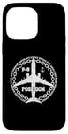 Coque pour iPhone 14 Pro Max P-8 Poseidon Avion militaire style vintage avant et arrière