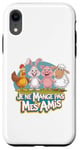 Coque pour iPhone XR cadeau Vegan Je Ne Mange Pas Mes Amis Ami Des Animaux