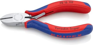 Knipex Pince coupante de côté chromée, avec gaines bi-matière 110 mm 70 15 110