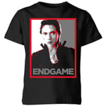 Avengers Endgame Black Widow Poster Kids' T-Shirt - Black - 3-4 ans - Noir