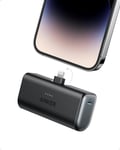 621 Batterie Externe Recharge Rapide Avec Connecteur Lightning Intégré, Chargeur Portable Sans Fil 12 W Certifié Mfi 5 000 Mah, Compatible Avec Iphone 14/13/12/Pro/Pro Max (Noir)