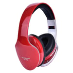 Nouveau P18 Casque Sans Fil Bluetooth Casque Pliable St¿r¿o Casque Gaming ¿couteurs Avec Microphone Pour PC T¿l¿phone Mobile Mp3-Rouge_XINENGJI