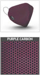 Munskydd M19 Tvättbart Purple Carbon