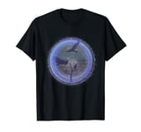 Kettle of Vultures in front of night sky and tree T-Shirt