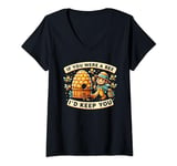 Womens If You Were A Bee I'd Keep You Honeycomb Beekeeper V-Neck T-Shirt