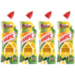 HARPIC Lot de 4 Gels WC - Nettoyant Fraicheur d'Ailleurs Parfum Fruits Exotiques 750 ml