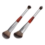 2pcs buffing brush Double Side Makeup Brushes setting powder brushes Makeup