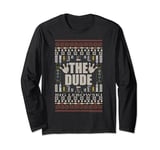 The Big Lebowski The Dude Ugly Christmas Sweater Long Sleeve T-Shirt