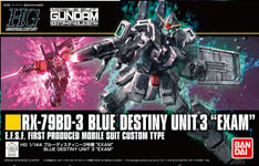 BANDAI Gunpla High Grade Hguc 1/144 Bleu Destiny Unit 3 " Exam "