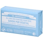 DR.BRONNER'S Savon Pur Végétal All-one Non parfumé pour bébé 140 g